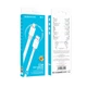 Кабель USB Borofone BX89 Union USB-A to iPhone Lightning сила тока до 2.4A защищен оплеткой из PVC, цвет Белый - изображение 1