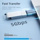 Адаптер Essager Soray OTG USB Female to Type-C Male USB3.0 Adaptor Grey (EZJAC-SRA0G) - изображение 4