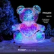 Романтический настольный LED ночник Bear's Heart, лампа-светильник с сердцем (розовый) - изображение 2