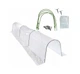 Парник,теплиця (тунель) плівкова 0,5 Х 6 м GardenLine EVA5900 - зображення 1