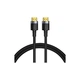 Кабель Baseus Cafule 4KHDMI Male To 4KHDMI Male Adapter Cable 1m Black - зображення 1