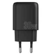 Сетевое зарядное устройство Type-C+USB с быстрой зарядкой, блок питания 30W Silicone Power Plus черный, Proove (WCSP3011001) - изображение 6