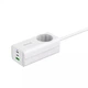Мережевий фільтр (подовжувач) 1.5м. EU розетка+ USB +2Type-C з швидкою зарядкою 65W 16A, переноска Power Strip, Proove (6900111505194) - зображення 7