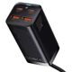 Сетевой фильтр (удлинитель) EU розетка+2USB+2Type-C + кабель 2Type-C с быстрой зарядкой GaN3 Pro 100W, Baseus (PSZM000401) - изображение 4