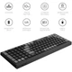 Клавиатура OfficePro sk985b Wireless/Bluetooth Black (sk985b) - изображение 10
