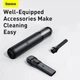 Автомобильный пылесос Baseus аккумуляторный Car Vacuum Cleaner A3 dark gray (CRXCQA3-0A) - изображение 6