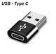 Адаптер перехідник USB - Type C Black - изображение 1