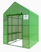 Теплиця садова, парник Польща 140x140 зелена стелаж 8 полиць - зображення 10