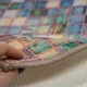 Килимок MAC Carpet Print 353 57х90 см Бежевий+Бірюзовий - зображення 2