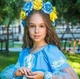 Сукня вишиванка дитяча блакитна Panyanka 104 - изображение 3