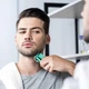 Электробритва дорожная Mini Pocket Fashion Shaver 8858 battery green - изображение 2