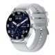 Смарт-годинник XO J3 Sunday Round Smart Sports Talking Watch |BT Call, Track, HeartRate, IP68 Круглі водостійкі Сріблястий - изображение 3