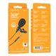 Мікрофон BOROFONE BFK11 3.5 мм mini-jack петличний нагрудний Чорний - изображение 2