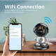 Поворотная беспроводная IP-камера для домашней безопасности Wi-Fi видеоняня - изображение 4