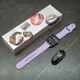 Смарт-часы Smart Watch M16 plus Aluminium 44 mm голосовой вызов, соц сети фіолетовий - изображение 4