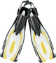 Ласты Cressi-Sub Reaction L/XL Transparent/Yellow (BE106044) - изображение 1