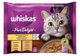  Вологий корм для котів Whiskas Індичка та курка 4 x 85 г (5900951303265) - зображення 1