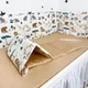 Бортики в дитяче ліжко 120х60 см Oh My Kids "Zoo" бежевий - зображення 4