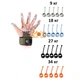 Тренажер для пальців, еспандер Hand Yoga BR-HW-301 (Зусилля 9-18-27-34 кг) - зображення 1