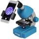Микроскоп Bresser Junior 40x-640x Blue с набором для опытов и адаптером для смартфона (8851300WXH000) - изображение 1