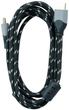 Kabel DPM HDMI to HDMI 4K v. 2.0 3 m czarno-biały (BMHD4K30) (5906881212455) - obraz 3