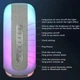 Портативная колонка ночник часы для пробуждения и сна 5W RGB Snail Conch Music Lamp таймер Bluetooth будильник G-Smart G70 - изображение 7
