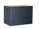 Садовий ящик-скриня для зберігання Prosperplast Woodebox MBWL190-S433 антрацит - зображення 1