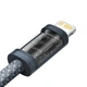 Кабель зарядний Baseus Dynamic Series Fast Charging Type-C to Lightning 20Вт 2м Gray - зображення 2