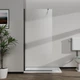 Душова скляна перегородка AVKO Glass S251 Clear Чорний на 1 секцію 195 х 90 см - зображення 2
