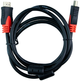 Kabel DPM HDMI to HDMI 10.2 Gb/s 1.5 m czarny (BMHDMI15HQ) (5900672655247) - obraz 3