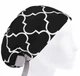 Медицинская шапочка женская HeadwearUniverse универсальная принт Марокко чёрный - изображение 1