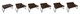 Столик для ноутбука DYXON Transformix 3 USB LED Fan black-walnut - зображення 6