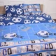 Комплект постільної білизни Бязь Football Blue 110х140 см Синій - зображення 4