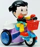 Музичний велосипед Shantou з дівчинкою Stunt tricycle 3115-2 - зображення 1
