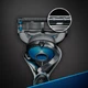Сменные кассеты для бритья (лезвия картриджи) мужские Gillette Fusion5 ProShield Chill 4 шт - изображение 12