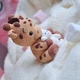 Силіконовий молд Жираф з ведмедиком 3д 9см - изображение 3