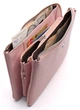 Женский кошелек из натуральной кожи на молнии ST Leather ST008 кожаный розовый для женщины - изображение 6