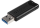 Флеш пам'ять USB Verbatim PinStripe USB 3.0 32GB Black (23942493174) - зображення 2