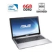 Ноутбук Asus X550CA / 15.6" (1366x768) TN / Intel Celeron 1007U (2 ядра по 1.5 GHz) / 6 GB DDR2 / 500 GB HDD / Intel HD Graphics 2500 / WebCam б/в - зображення 1