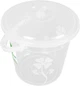 Ведро с крышкой Asude Plastik 5 л Прозрачное (ASD102) - изображение 3