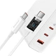 Адаптер зарядное сетевое Baseus 140W GaN5 Pro Fast Charger + C to C кабель (CCGP100202) - изображение 5