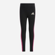 Дитячі спортивні лосини для дівчинки adidas Lg Cot Tight H38384 134 см Чорні (4064057116646) - зображення 1