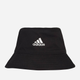 Młodzieżowa panamka Adidas Cotton Bucket H36810 OSFY Czarna (4064048577982) - obraz 1