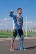 Стрічка-еспандер для фітнесу та реабілітації PowerPlay 4112 0.4мм MediBand Light Синя (6.8 кг) - изображение 9