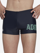 Плавки-боксери чоловічі adidas Lineage Boxer HT2070 7 Темно-сірі (4066745173191) - зображення 1