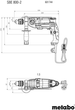 Ударний дриль Metabo SBE 800-2 800 Вт кейс (601744510) - зображення 5