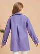 Пальто для дівчинки SHEIN Фіолетовий (JIT7364321 purple (116-122 см (7р)) - зображення 2