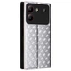 Чехол Deexe Rhombus Book для ZTE Blade A54 - Silver - изображение 4