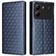 Чехол Deexe Rhombus Book для ZTE Blade A54 - Blue - изображение 1