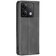 Чехол-книжка с кармашками UniCase Geometric Pattern для Xiaomi Redmi Note 13 - Black - изображение 3